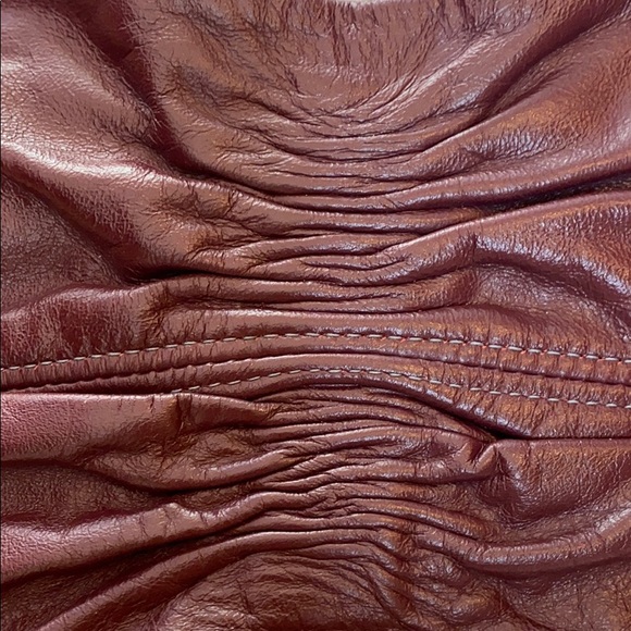 Vintage purple leather belt - Picture 3 of 9